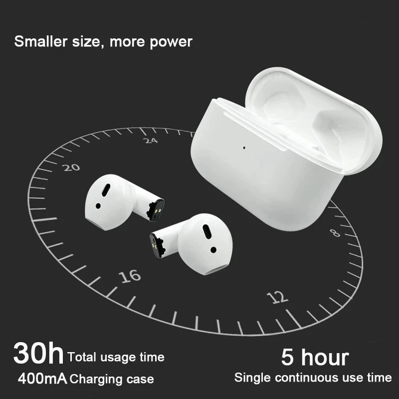 Aloking Pro 5s Android iphone Wireless Earbuds Wireless Earphone Bluetooth Earphones With Mic Bluetooth Headphones Sports HiFi Stereo Waterproof Gaming Earbuds Mini earpods pro 5s airpod with case
