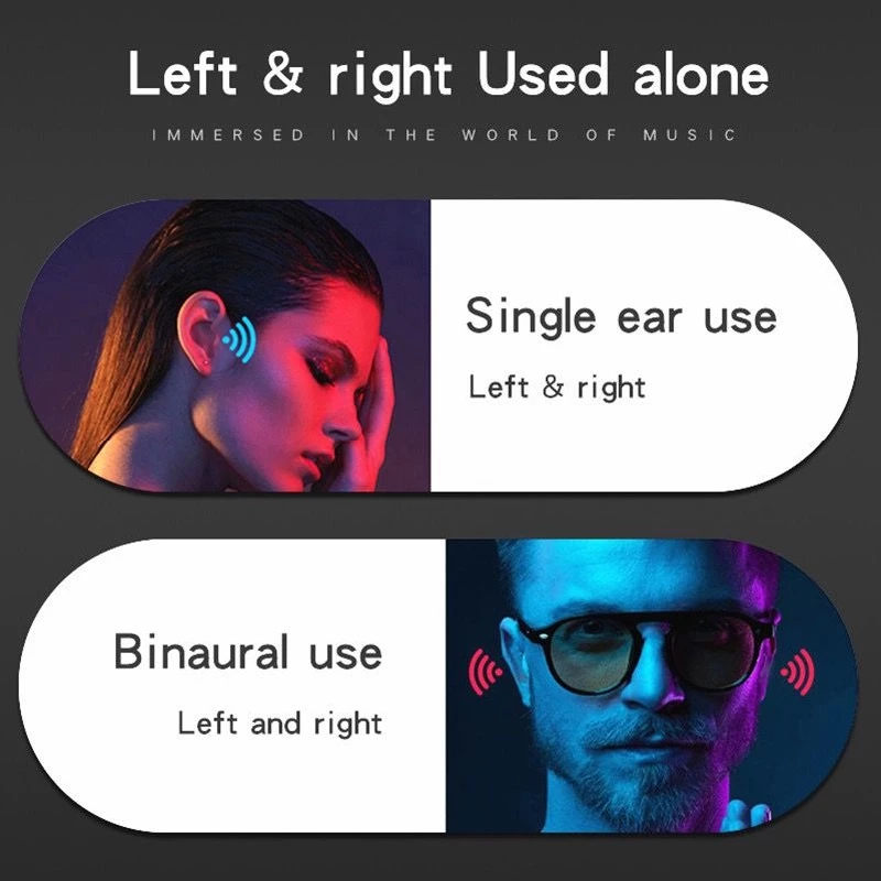 Aloking Pro 5s Android iphone Wireless Earbuds Wireless Earphone Bluetooth Earphones With Mic Bluetooth Headphones Sports HiFi Stereo Waterproof Gaming Earbuds Mini earpods pro 5s airpod with case