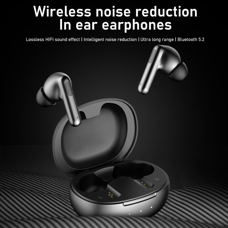 Aloking TWS True wireless NC earbuds Pure Bass Noise reduction earphone HiFi lossless sound quality In-Ear Wireless Gaming Earbuds Bluetooth Earphone Wireless Earpods For Android iphone Earphone