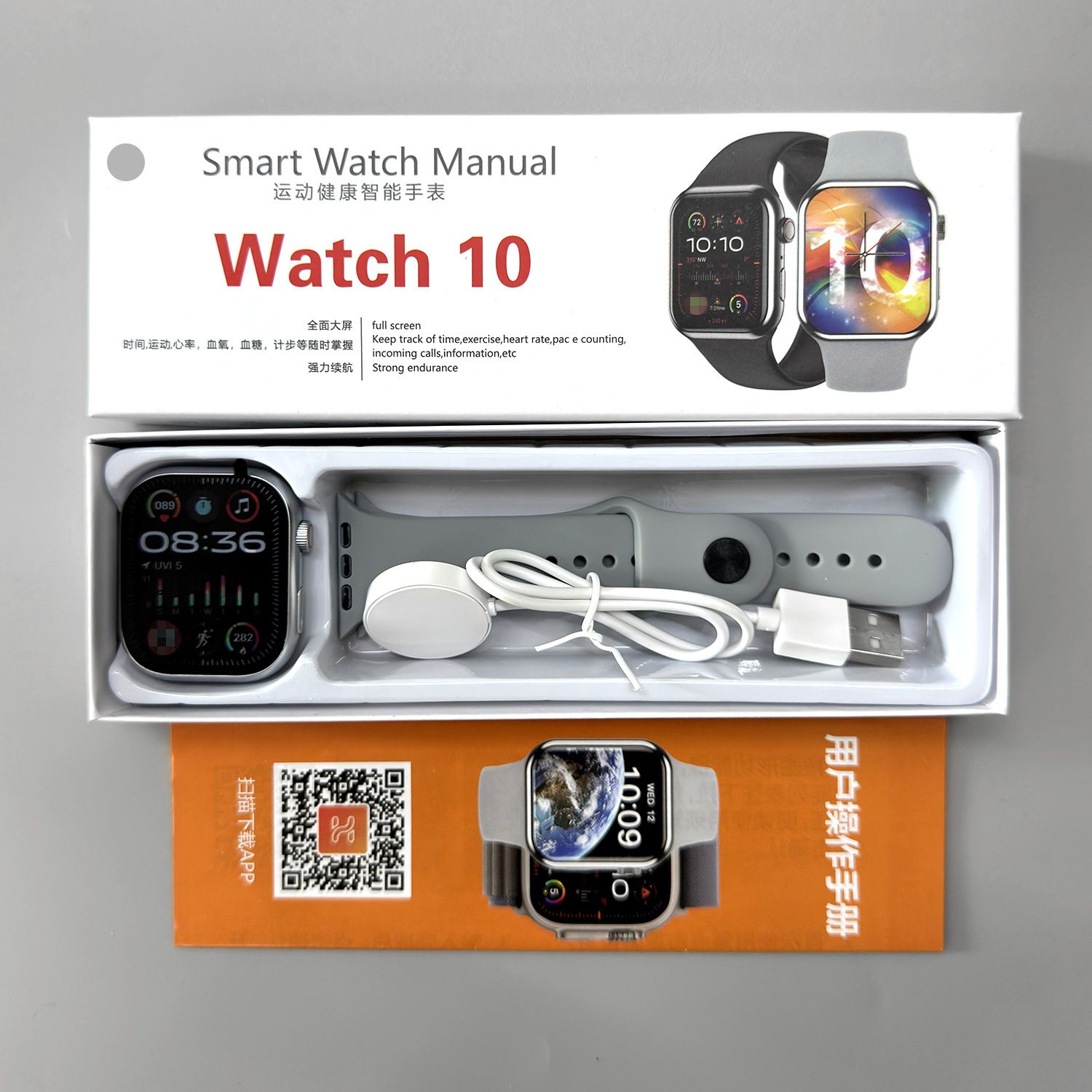 Men Women Smart watch Fitness Sports Smartwatch Waterproof Heart Rate Blood Oxygen blood glucose monitoring Health Monitor sports watch Men/Women Smart Watches Watch 10 Smart Watch For Men Kids Watch