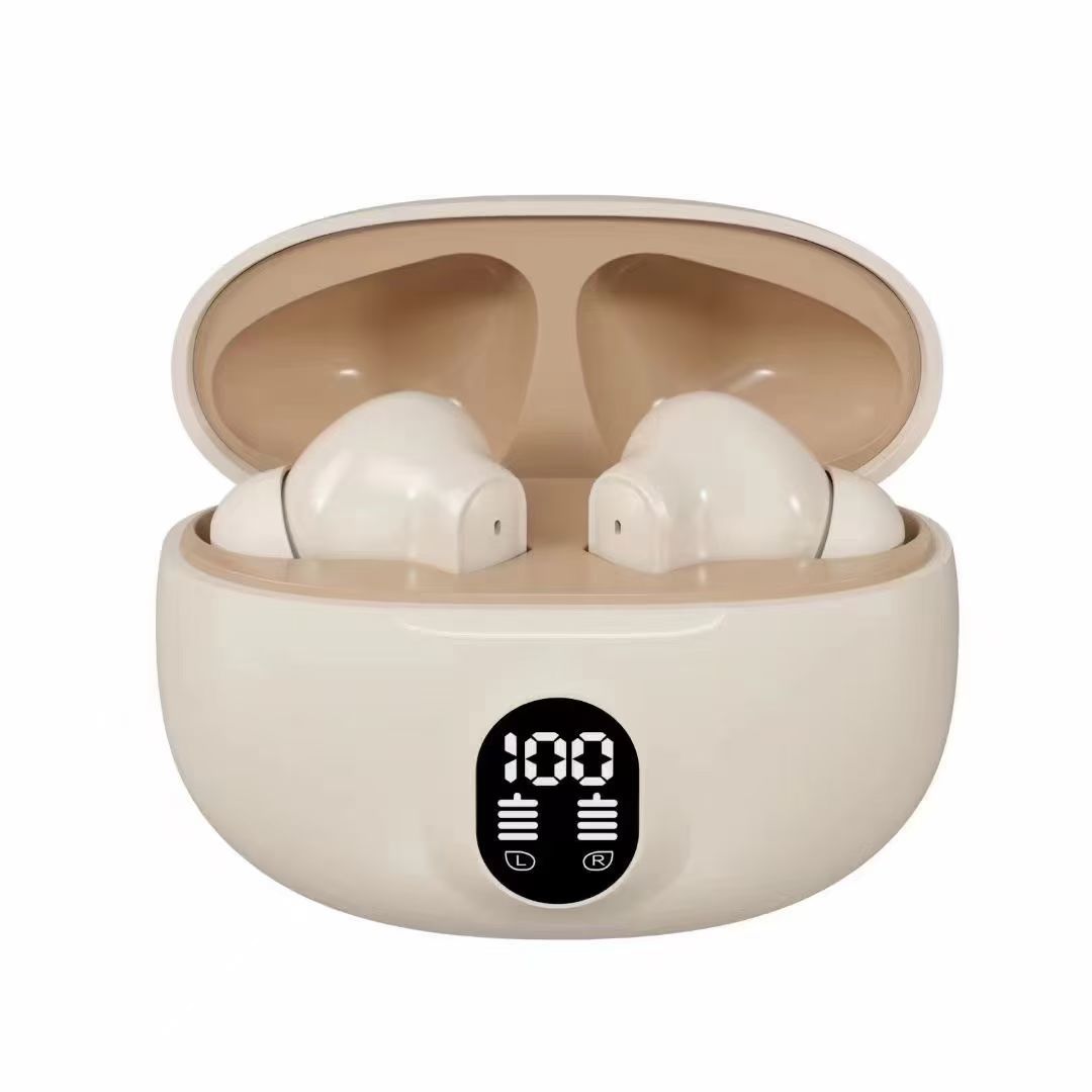 Aloking Bluetooth Earphone HIFI Stereo Sound Noise Cancelling Wireless Earbuds Gaming Earpods TWS True Wireless EarphoneSmart Sports Headphones Power Display Bluetooth Headset Gaming Earbud S510 895B
