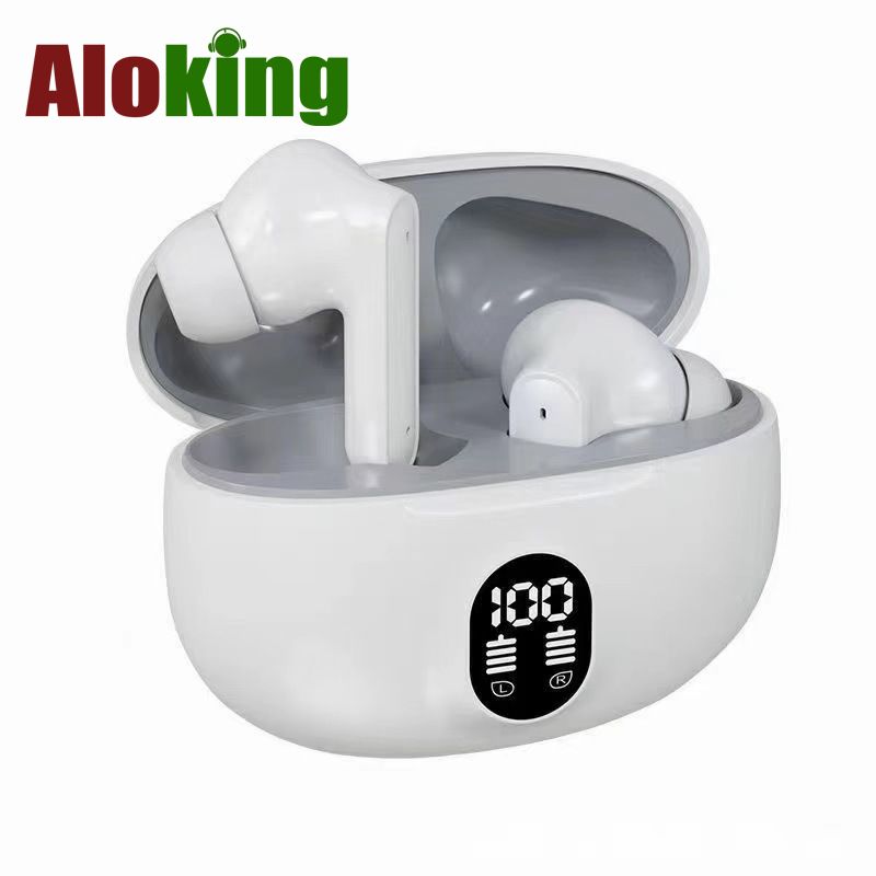 Aloking Bluetooth Earphone HIFI Stereo Sound Noise Cancelling Wireless Earbuds Gaming Earpods TWS True Wireless EarphoneSmart Sports Headphones Power Display Bluetooth Headset Gaming Earbud S510 895B
