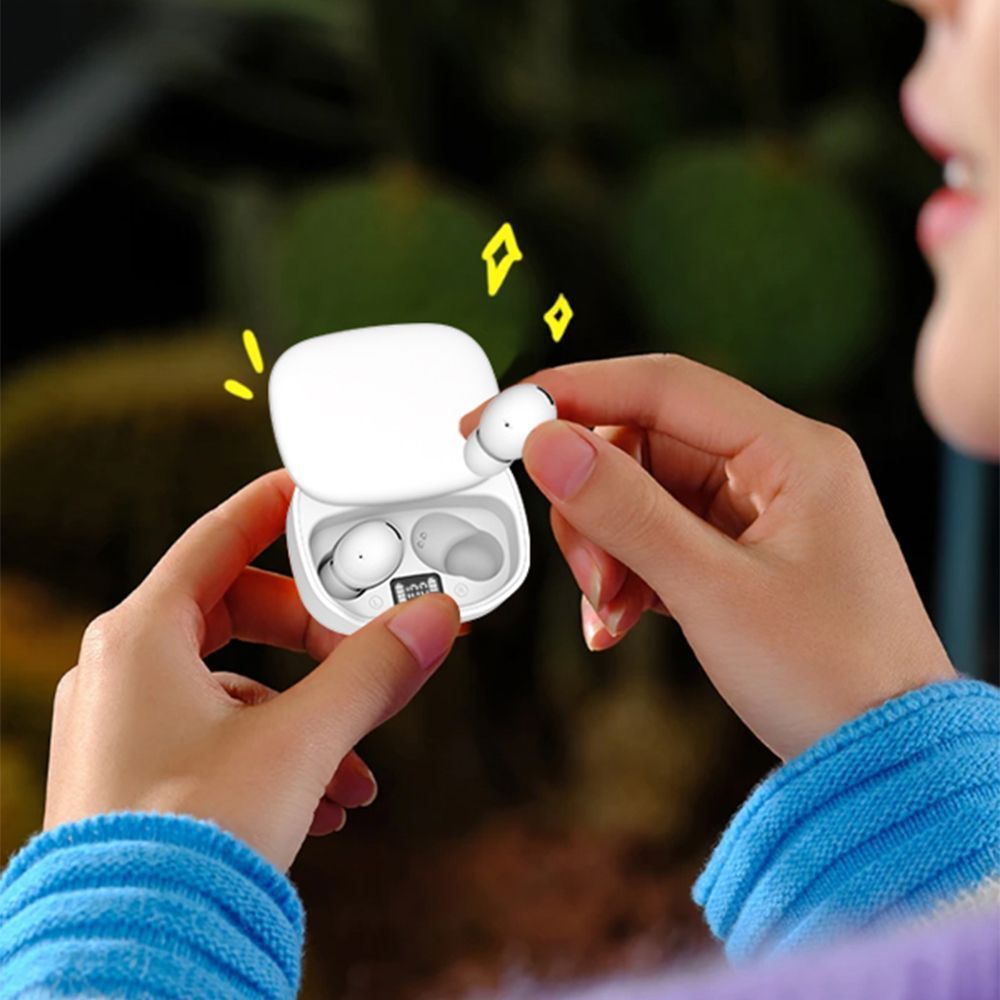 Aloking Bluetooth earphone C8 Pro slide cover TWS wireless Bluetooth headset 5.3 in-ear LED power gaming earbuds Bluetooth Headphone wireless earphone bluetooth earpods sleep earbuds Sport Earphone