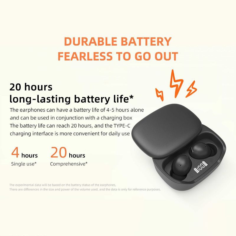 Aloking Bluetooth earphone C8 Pro slide cover TWS wireless Bluetooth headset 5.3 in-ear LED power gaming earbuds Bluetooth Headphone wireless earphone bluetooth earpods sleep earbuds Sport Earphone