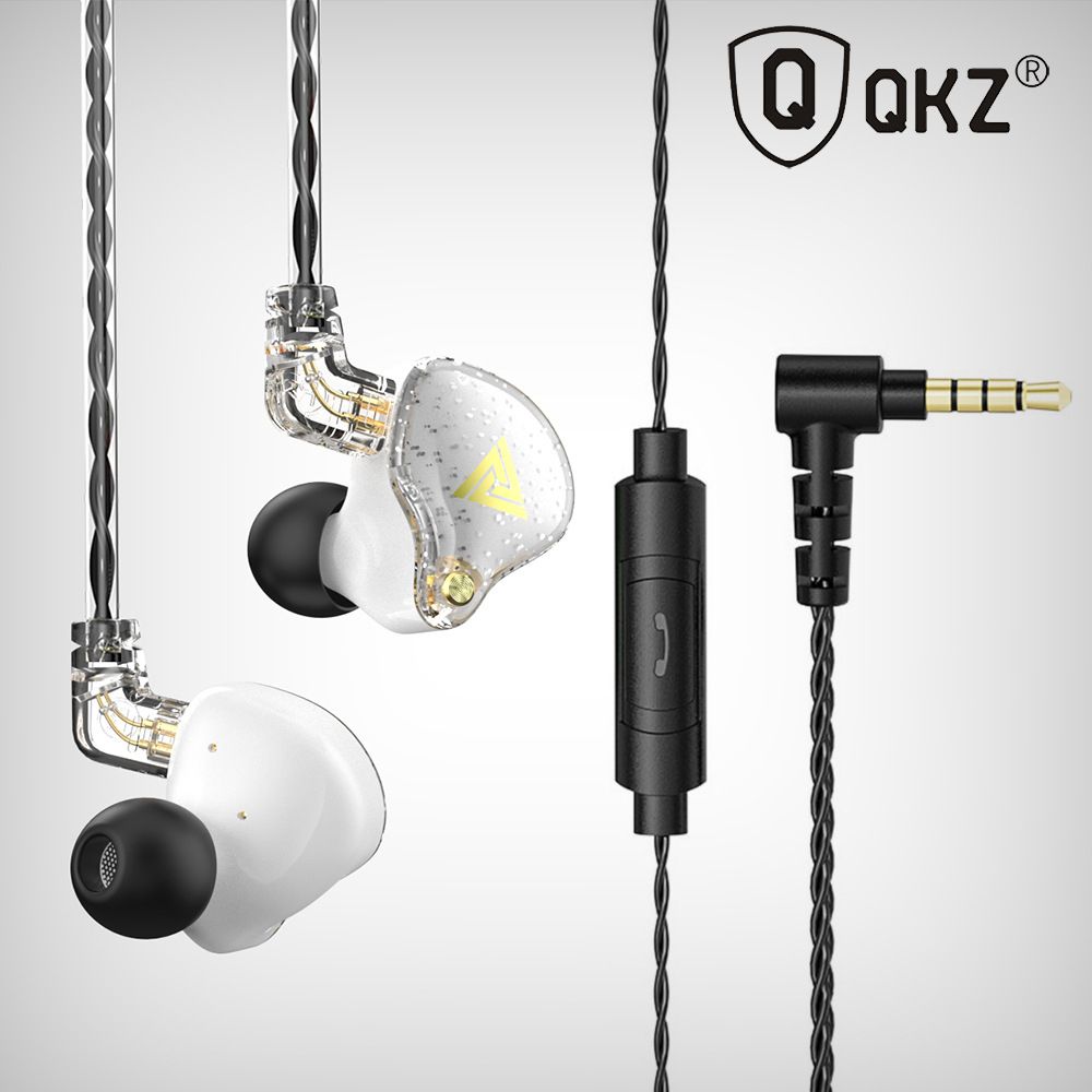 Wired Earphone QKZ AK6 PRO Noise Cancelling Headphones Heavy Bass Subwoofer Earbuds Gaming Earphone with Mic wired headphone Original wired headset wired earphones for computer Android smart phone