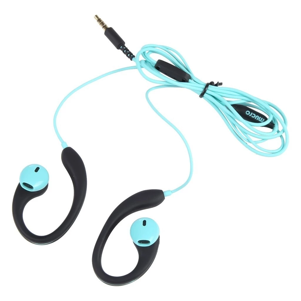 Mucro Original Wired Earphones HIFI Stereo Sound Run Sport Earphone 3.5mm Earbuds Noise Cancelling In-Ear Earplugs Mobile Phones wire control Earphone With Mic Earpods Wired Headphones wired headset