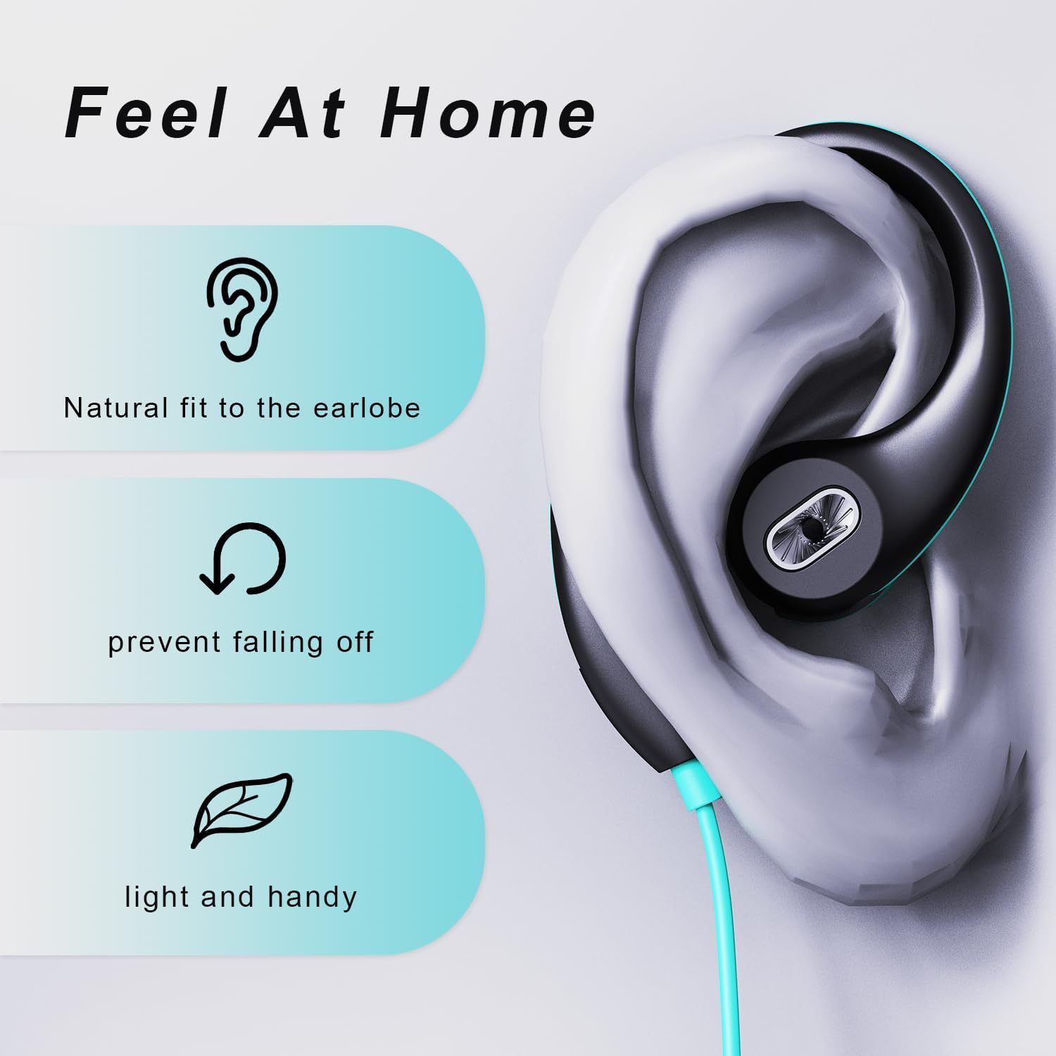 Mucro Original Wired Earphones HIFI Stereo Sound Run Sport Earphone 3.5mm Earbuds Noise Cancelling In-Ear Earplugs Mobile Phones wire control Earphone With Mic Earpods Wired Headphones wired headset