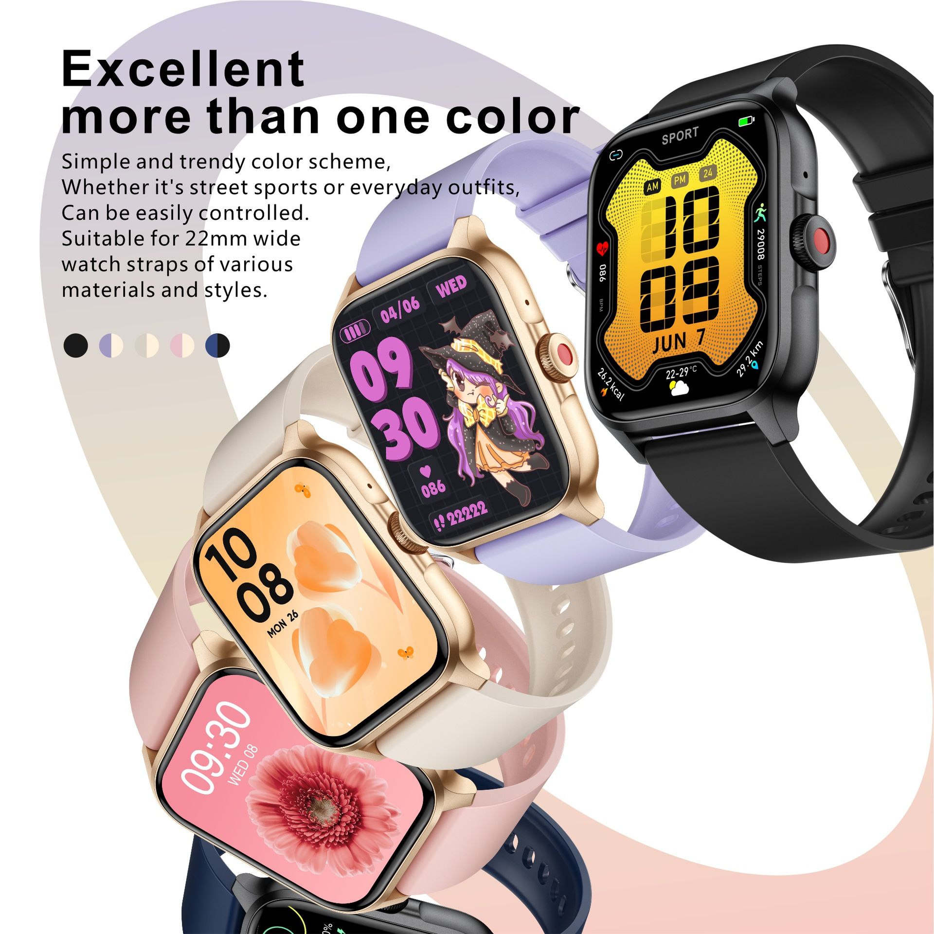 QX15 smart watch Bluetooth call heart rate blood oxygen sleep health monitor music playback pedometer Smart bracelet Men Smart watch Women Sports Smart Watch For Women Fitness Smartwatch For Men