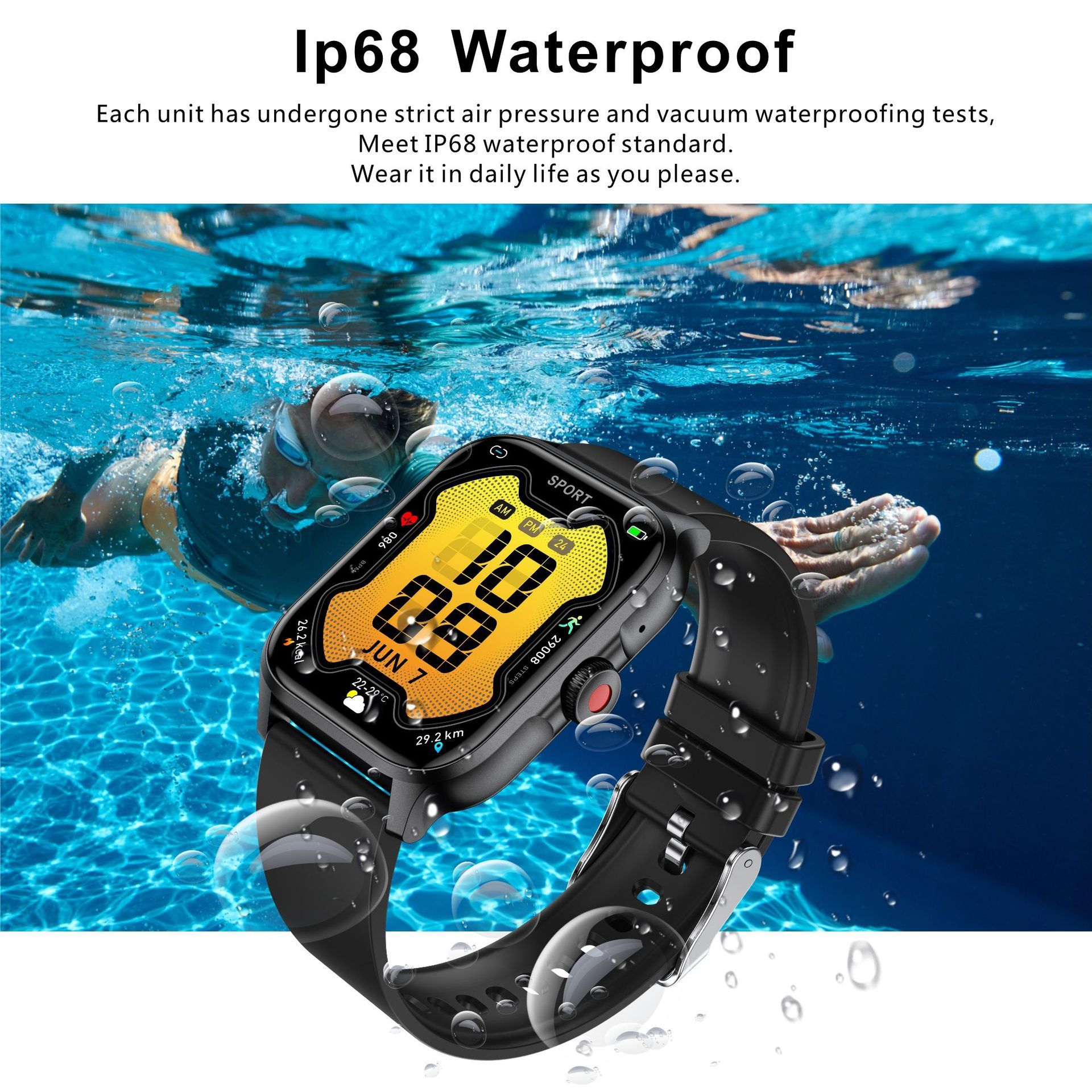 QX15 smart watch Bluetooth call heart rate blood oxygen sleep health monitor music playback pedometer Smart bracelet Men Smart watch Women Sports Smart Watch For Women Fitness Smartwatch For Men
