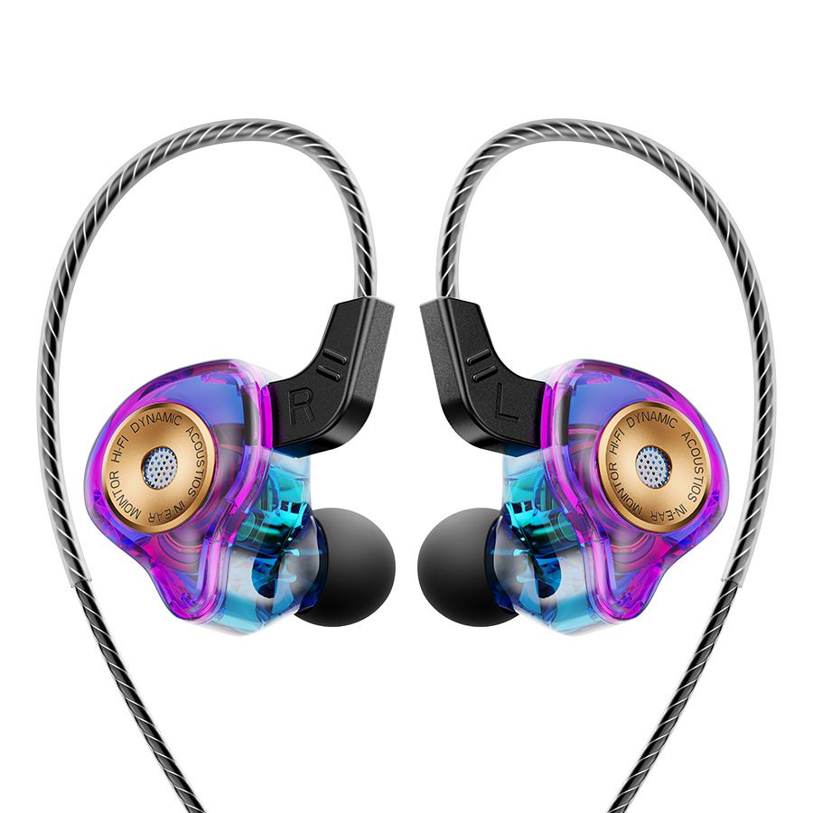 QKZ AK6-Ultra Pure Bass Wired Earphones Wired Earphone With Mic In-Ear Noise Cancelling Monitoring Wire Control Headphone Line Control with Microphone Sports Earphone QKZ Original Earphone For Android