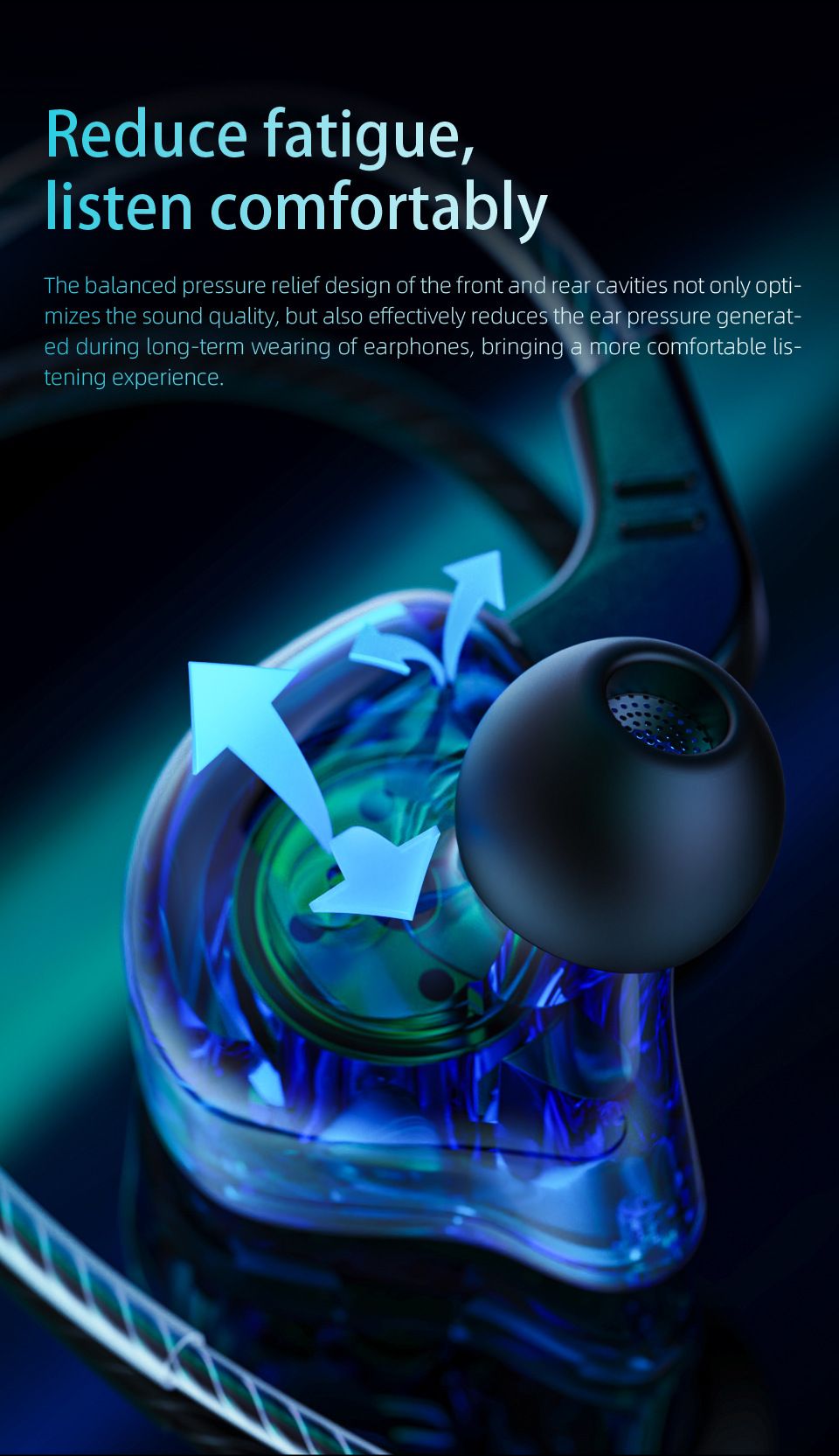 QKZ AK6-Ultra Pure Bass Wired Earphones Wired Earphone With Mic In-Ear Noise Cancelling Monitoring Wire Control Headphone Line Control with Microphone Sports Earphone QKZ Original Earphone For Android