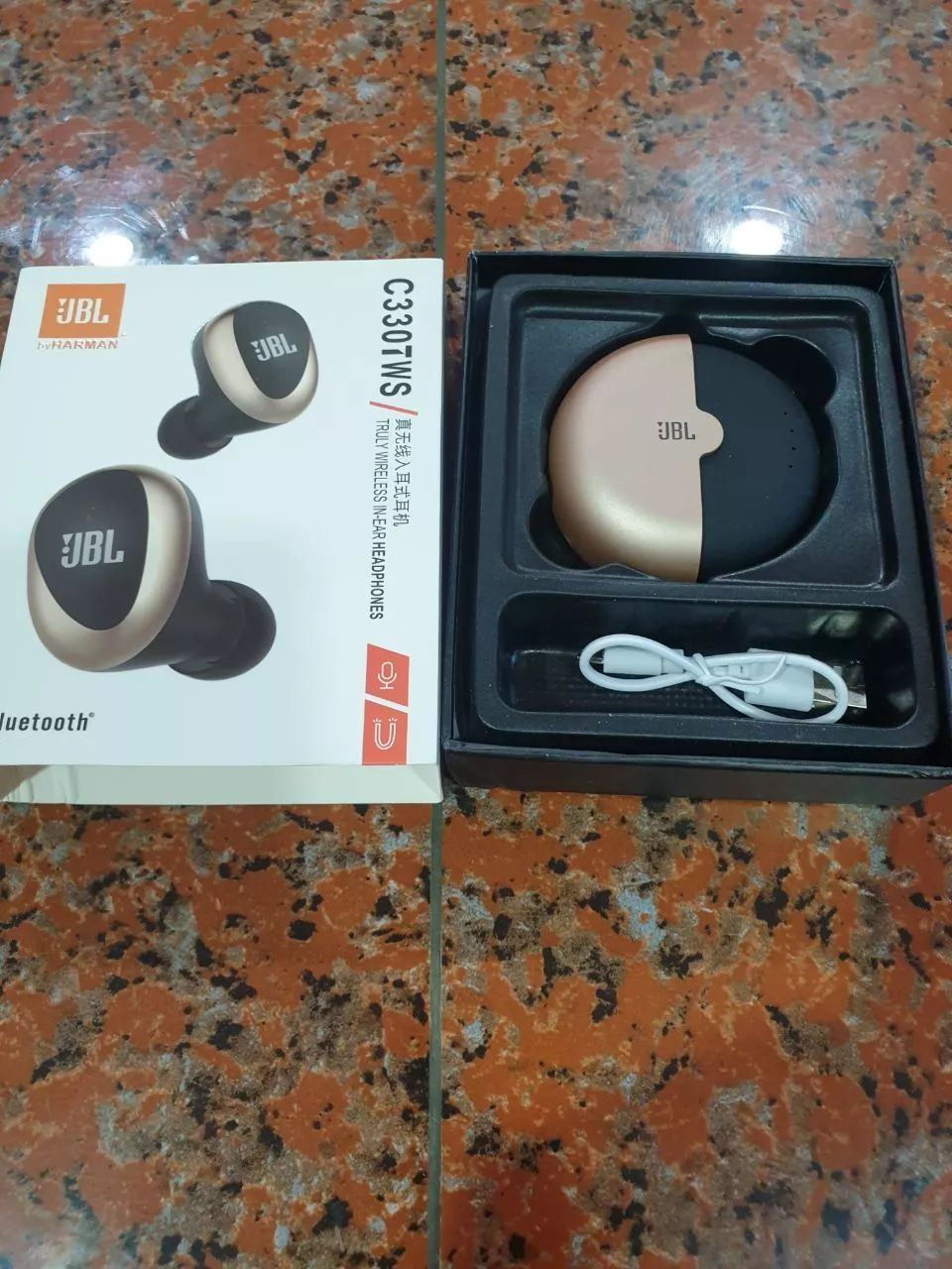 C330 JBL earphone Bluetooth Wireless earphone TWS in-ear Gaming earbuds Touch Control Noise Cancelling HIFI Stereo Headset Bluetooth earphone wireless headphone Waterproof Music earpods JBL Earbuds
