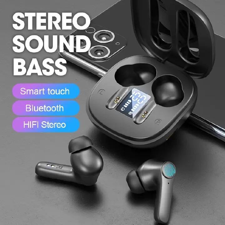 Aloking Wireless Binaural Stereo Sound Earphone Wireless Bluetooth Headset With Mic Touch Control B11 Sports Earphone translation headset translation Earbuds Wireless Gaming Earphone Bluetooth Earpods