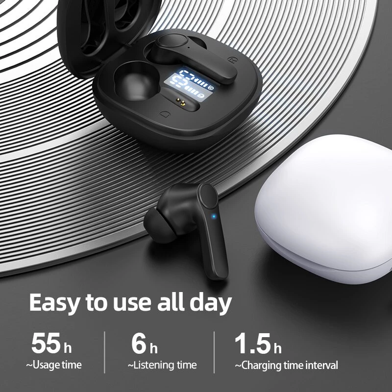 Aloking Wireless Binaural Stereo Sound Earphone Wireless Bluetooth Headset With Mic Touch Control B11 Sports Earphone translation headset translation Earbuds Wireless Gaming Earphone Bluetooth Earpods