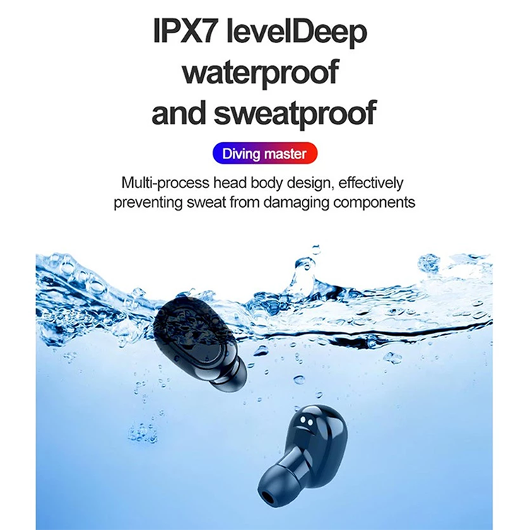 L21 PRO Mini Bluetooth Headphone With Charging Case Wireless Earphones In-ear Music Stereo Sound Bluetooth Earphone With Mic Battery Digital Display Wireless Earpods Wireless Earbuds Wireless Earphone