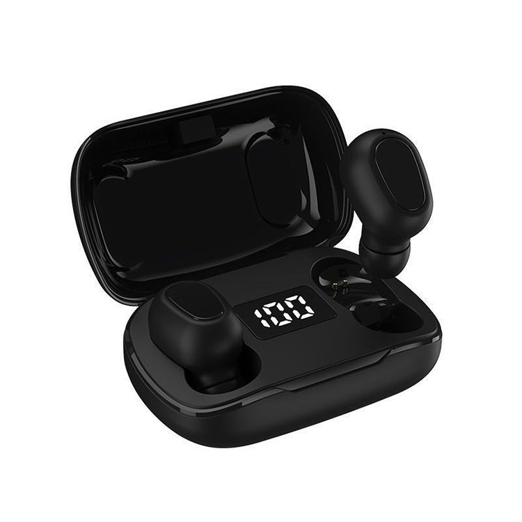 Aloking Wireless Earphones L21 Pro Wireless Bluetooth Headphones in-ear invisible Earphones With Mic TWS Power Digital Display Bluetooth Headset Gaming Earbuds Bluetooth Earphone Hifi Stereo Earpods