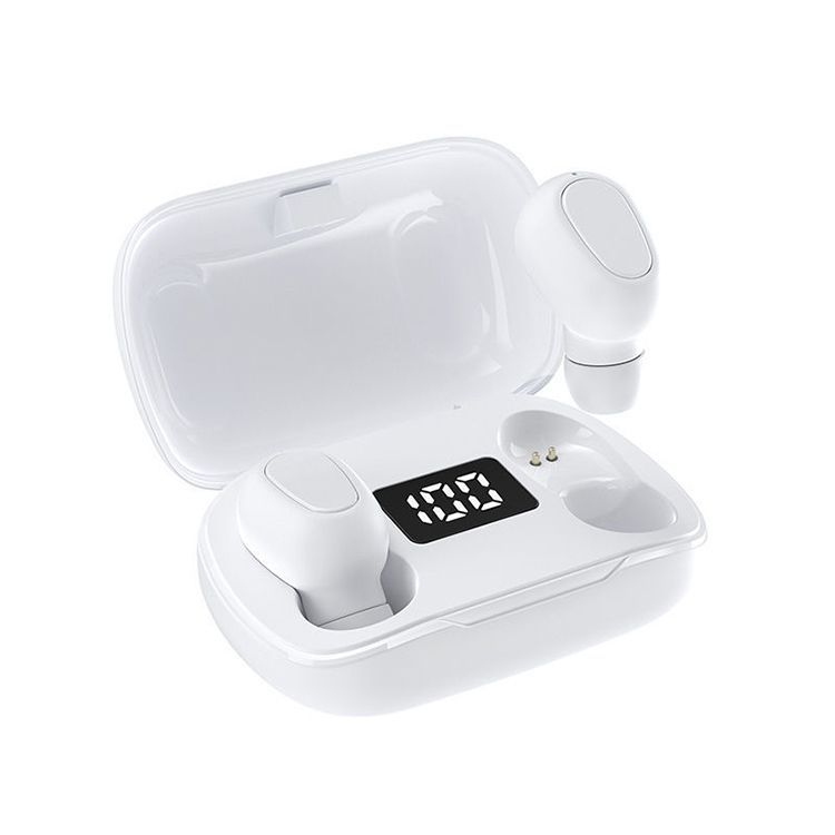 Aloking Wireless Earphones L21 Pro Wireless Bluetooth Headphones in-ear invisible Earphones With Mic TWS Power Digital Display Bluetooth Headset Gaming Earbuds Bluetooth Earphone Hifi Stereo Earpods