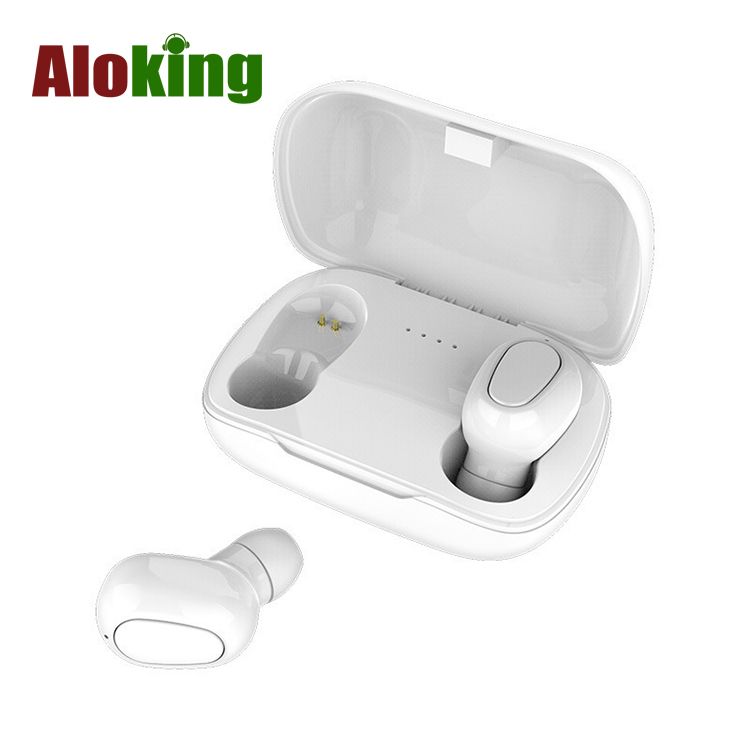 L21 PRO Mini Bluetooth Headphone With Charging Case Wireless Earphones In-ear Music Stereo Sound Bluetooth Earphone With Mic Battery Digital Display Wireless Earpods Wireless Earbuds Wireless Earphone