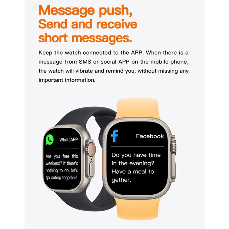 Aloking 4 in 1 T20 Ultra 2 smartwatch with 4 straps set 49MM Bluetooth call heart rate Monitoring Sports Smart Watch for men women Digital Watch fitness bracelet Men Smartwatch Women Smartwatches T900