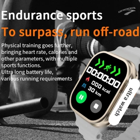 Aloking 4 in 1 T20 Ultra 2 smartwatch with 4 straps set 49MM Bluetooth call heart rate Monitoring Sports Smart Watch for men women Digital Watch fitness bracelet Men Smartwatch Women Smartwatches T900