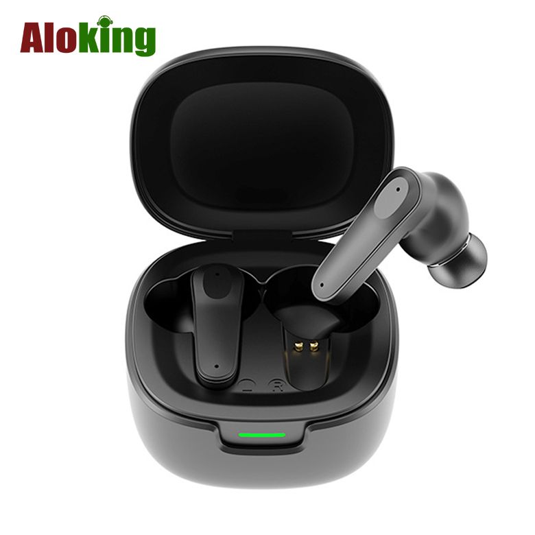 Aloking A98 Bluetooth headset AI intelligent translation headset TWS Hifi Stereo Sound Earpods with charging case Noise Reduction Wireless Bluetooth Earphone Gaming Headphone AI Translator Earbuds