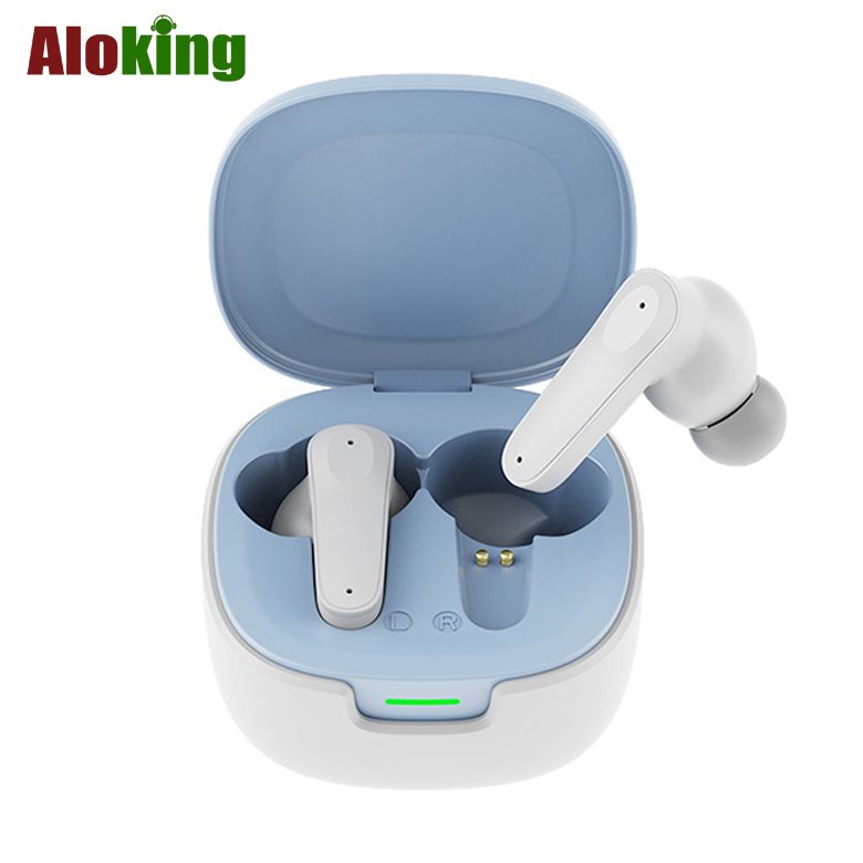 Aloking A98 Bluetooth headset AI intelligent translation headset TWS Hifi Stereo Sound Earpods with charging case Noise Reduction Wireless Bluetooth Earphone Gaming Headphone AI Translator Earbuds