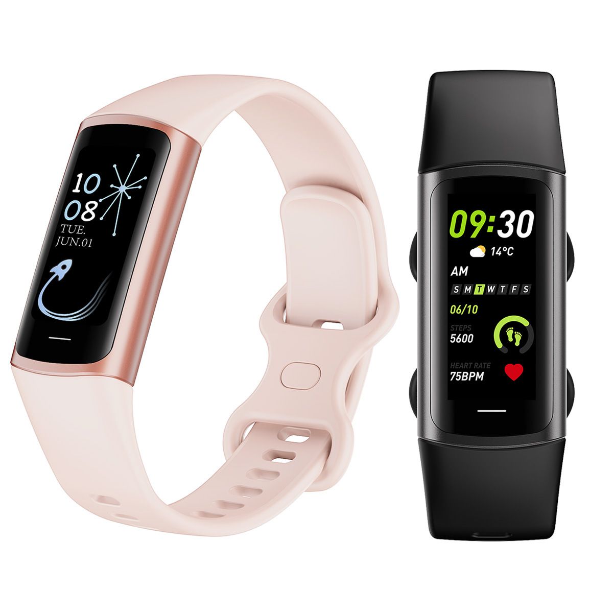 Women Smart Watch C68L Blood Oxygen Heart Rate Blood Pressure Meter Step Smart Bracelet Phone Reminder Ladies Watch Women's Sport Watch Smart Bracelet Waterproof Woman Wrist Watch Bluetooth Smartwatch