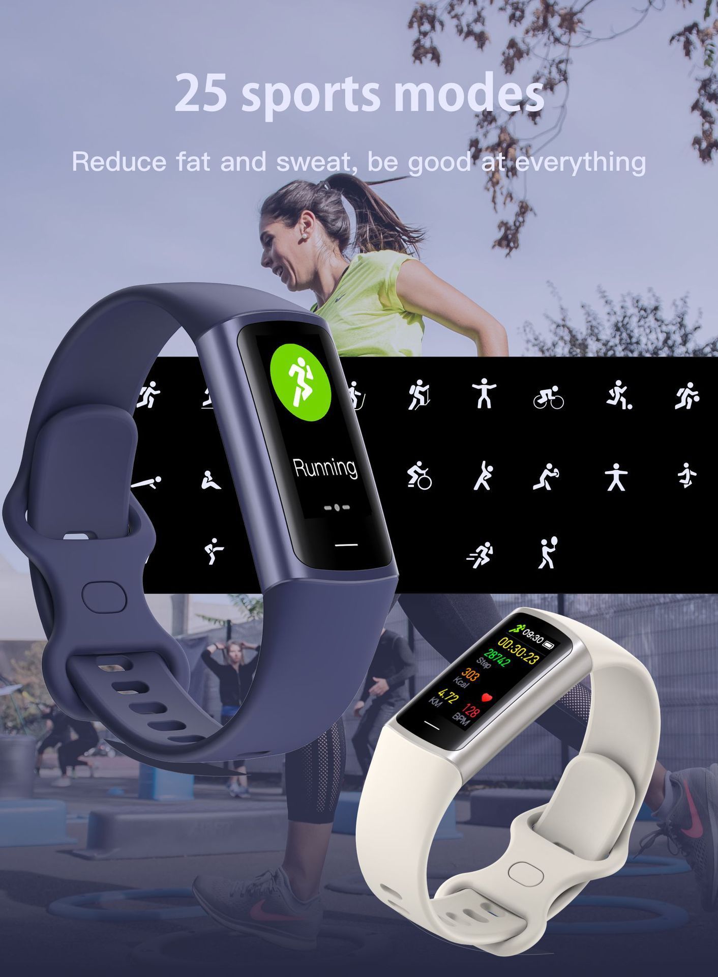 Women Smart Watch C68L Blood Oxygen Heart Rate Blood Pressure Meter Step Smart Bracelet Phone Reminder Ladies Watch Women's Sport Watch Smart Bracelet Waterproof Woman Wrist Watch Bluetooth Smartwatch