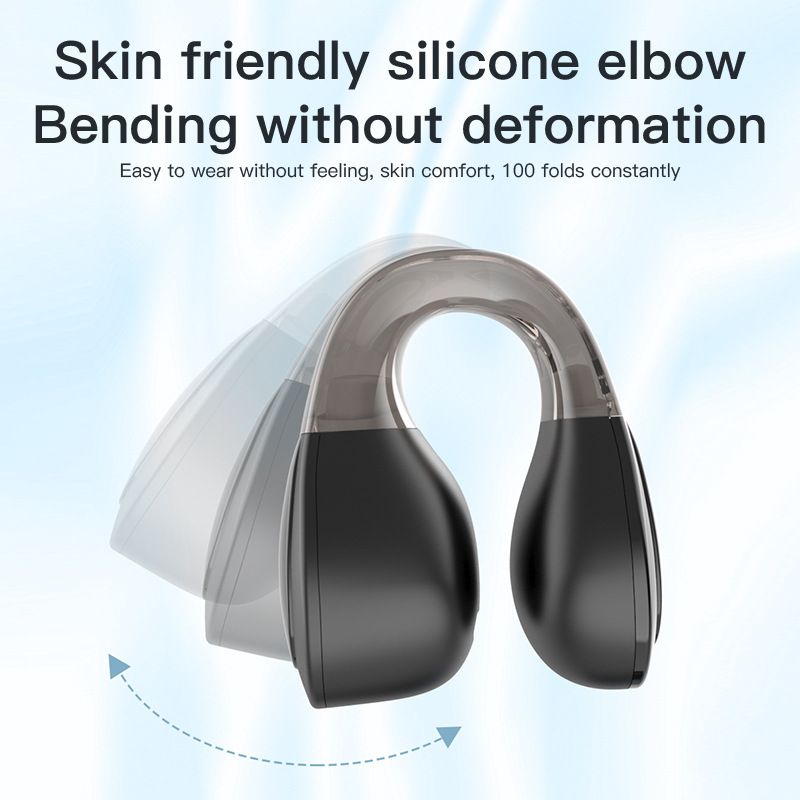 Aloking clip earbuds Wireless Bluetooth Earphones TWS Clip On Ear Wireless Earbuds Bluetooth Headset Bone Conduction Earphone clip earpods BT headphones With Mic Wireless Earphones for android iphone