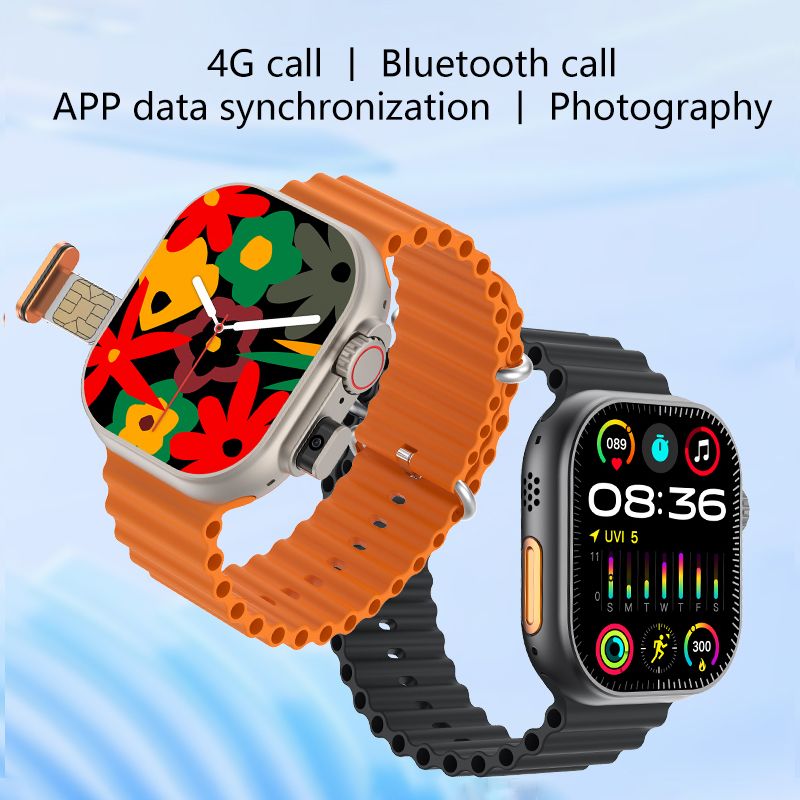 Aloking T83 pro smart watch with sim slot 2G 3G 4G Smart Watch With Camera Smart Phone Video Call Card Fitness Tracker Android Smartwatch For Men Smart Watch For Women Sports Smartwatch Men Watches