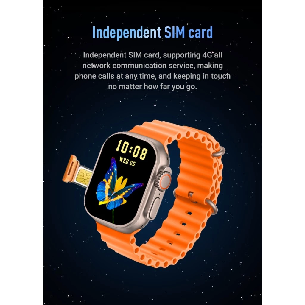 Aloking T83 pro smart watch with sim slot 2G 3G 4G Smart Watch With Camera Smart Phone Video Call Card Fitness Tracker Android Smartwatch For Men Smart Watch For Women Sports Smartwatch Men Watches