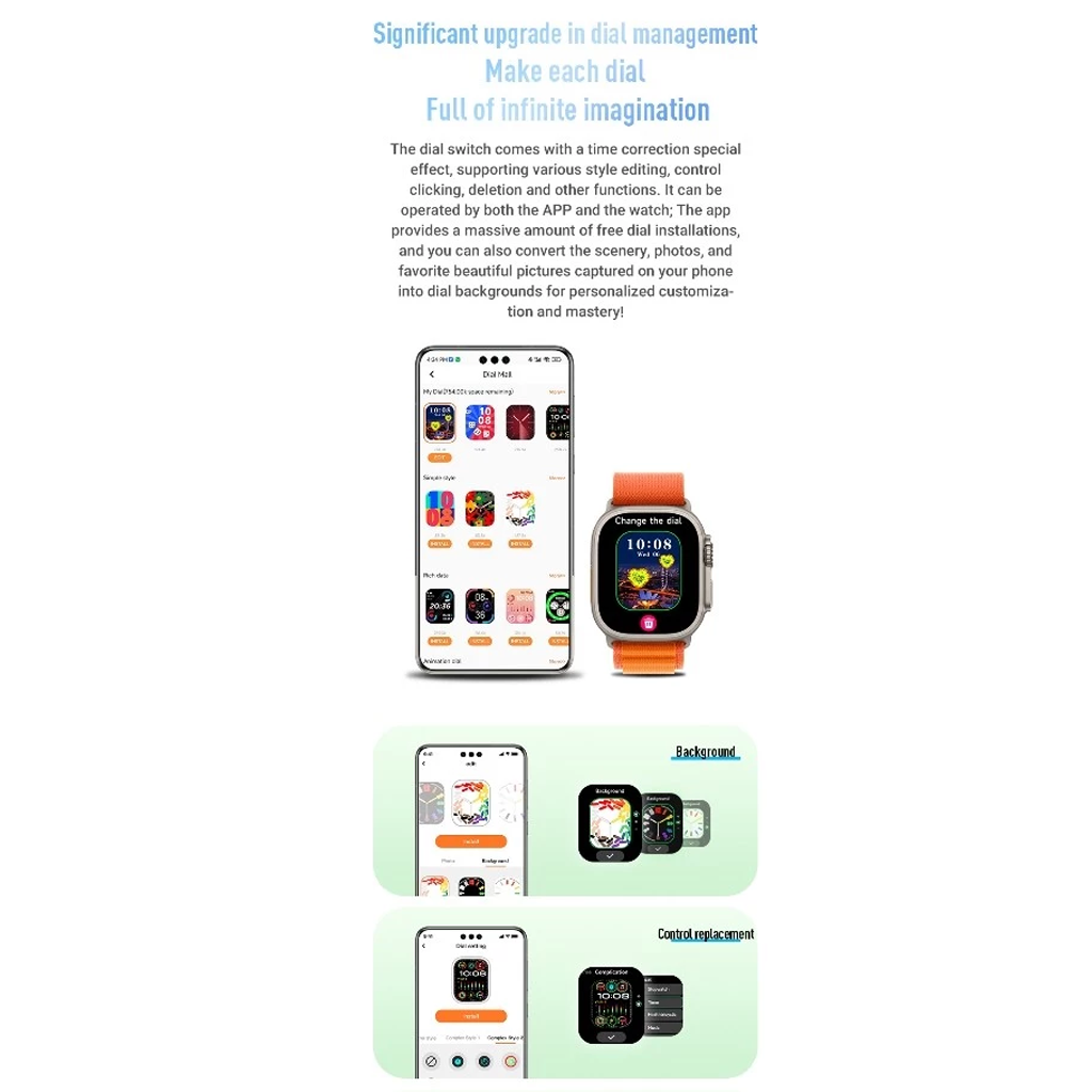 Aloking T83 pro smart watch with sim slot 2G 3G 4G Smart Watch With Camera Smart Phone Video Call Card Fitness Tracker Android Smartwatch For Men Smart Watch For Women Sports Smartwatch Men Watches