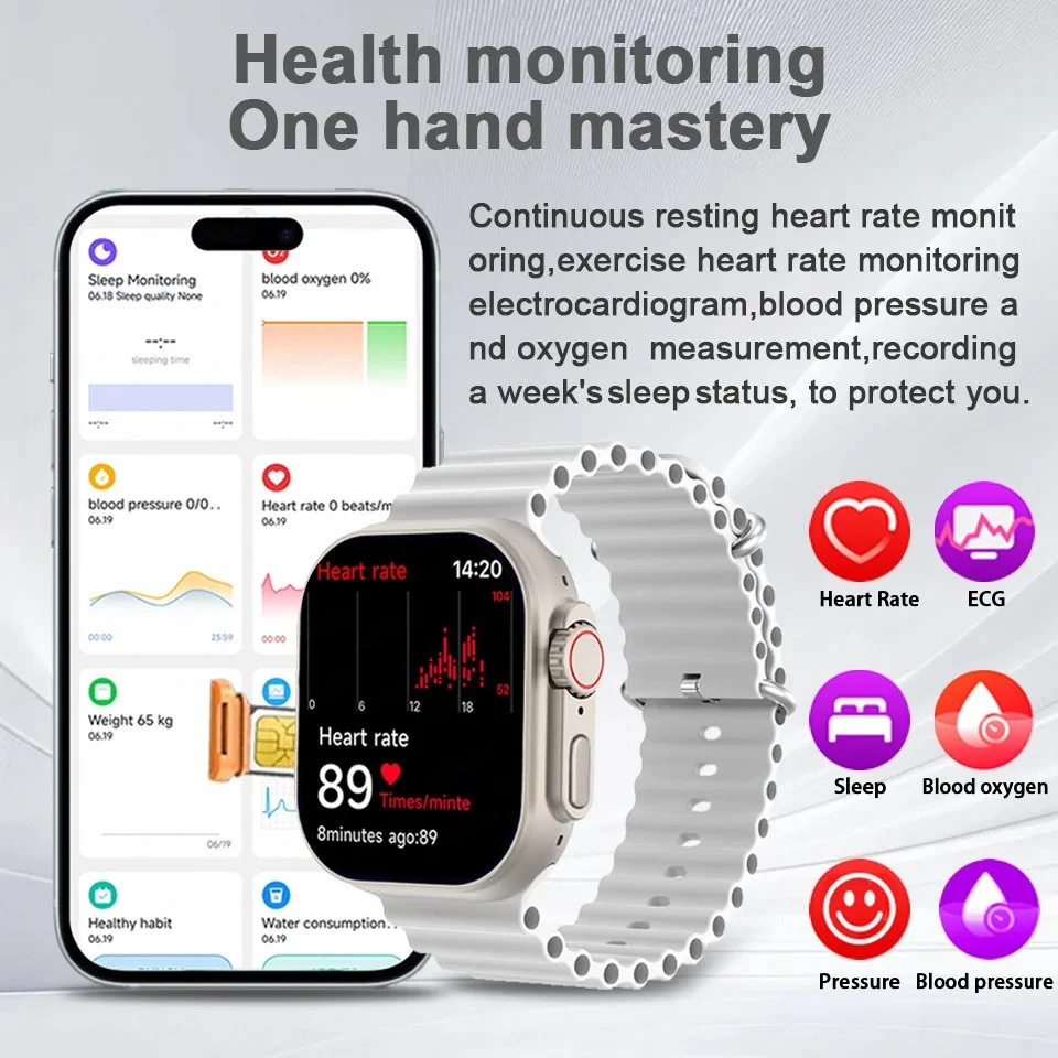 Aloking T83 pro smart watch with sim slot 2G 3G 4G Smart Watch With Camera Smart Phone Video Call Card Fitness Tracker Android Smartwatch For Men Smart Watch For Women Sports Smartwatch Men Watches
