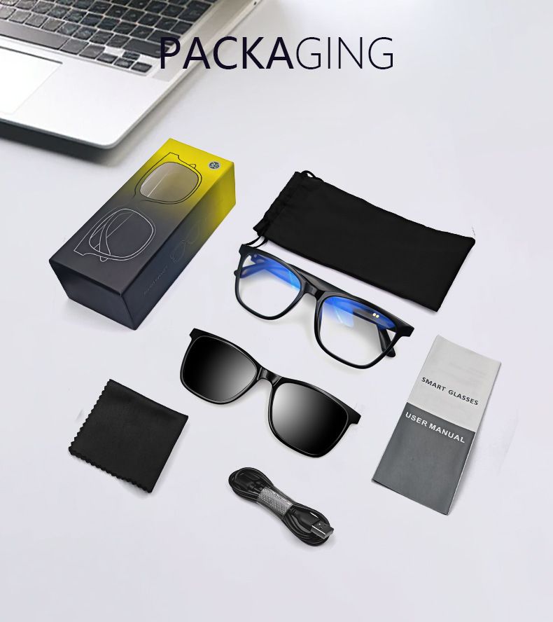 UV400 sunglasses Anti-UV Polarized lens Smart Bluetooth Glasses Women Sunglasses Men Sunglasses waterproof smart glasses for men smart sunglasses for women Sports cycling Bluetooth Glasses For Men