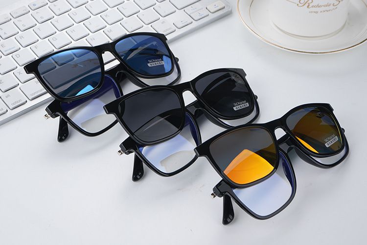 UV400 sunglasses Anti-UV Polarized lens Smart Bluetooth Glasses Women Sunglasses Men Sunglasses waterproof smart glasses for men smart sunglasses for women Sports cycling Bluetooth Glasses For Men