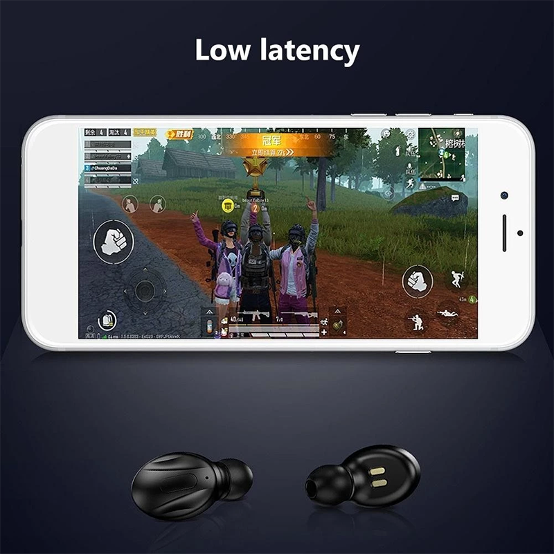 Aloking Tws Bluetooth 5.0 Wireless Headphone Stereo Sports Microphone with Smart Charging Box XG13 Bluetooth Wireless Earbuds Bluetooth Earpods Hifi Sound Low Latency Noise Reduction Bluetooth Earbuds