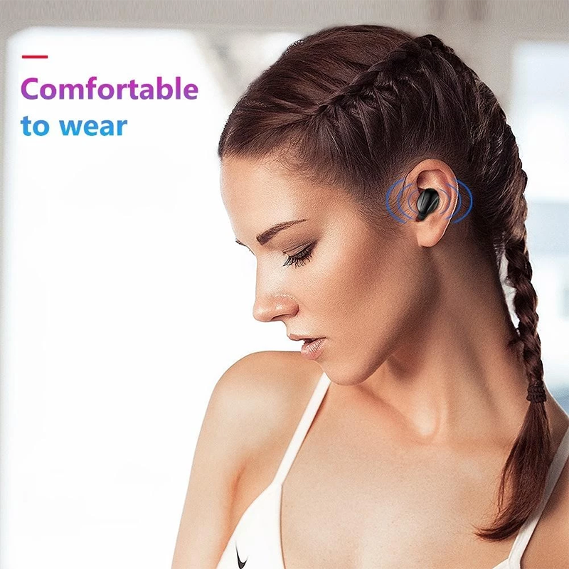 Aloking Tws Bluetooth 5.0 Wireless Headphone Stereo Sports Microphone with Smart Charging Box XG13 Bluetooth Wireless Earbuds Bluetooth Earpods Hifi Sound Low Latency Noise Reduction Bluetooth Earbuds