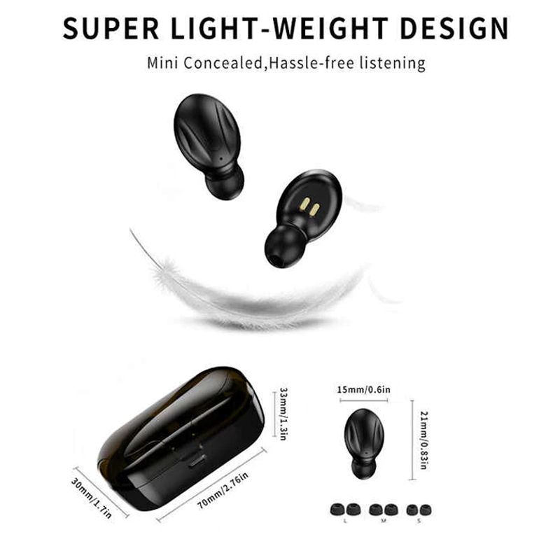 Aloking Tws Bluetooth 5.0 Wireless Headphone Stereo Sports Microphone with Smart Charging Box XG13 Bluetooth Wireless Earbuds Bluetooth Earpods Hifi Sound Low Latency Noise Reduction Bluetooth Earbuds