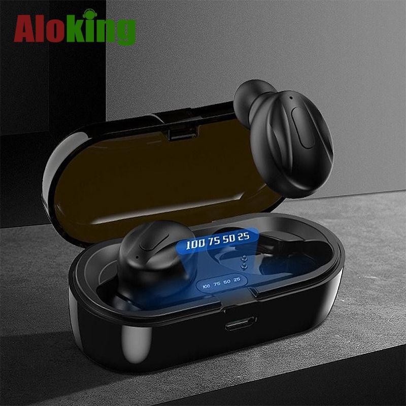 Aloking Tws Bluetooth 5.0 Wireless Headphone Stereo Sports Microphone with Smart Charging Box XG13 Bluetooth Wireless Earbuds Bluetooth Earpods Hifi Sound Low Latency Noise Reduction Bluetooth Earbuds