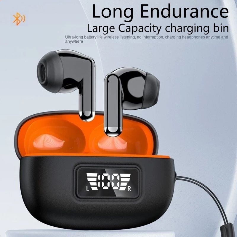 Aloking In-ear digital display wireless Bluetooth headset ENC noise reduction multi-function waterproof TWS heavy bass headset Wireless Earbuds Bluetooth Earphone Wireless Earpods Sports Earphone
