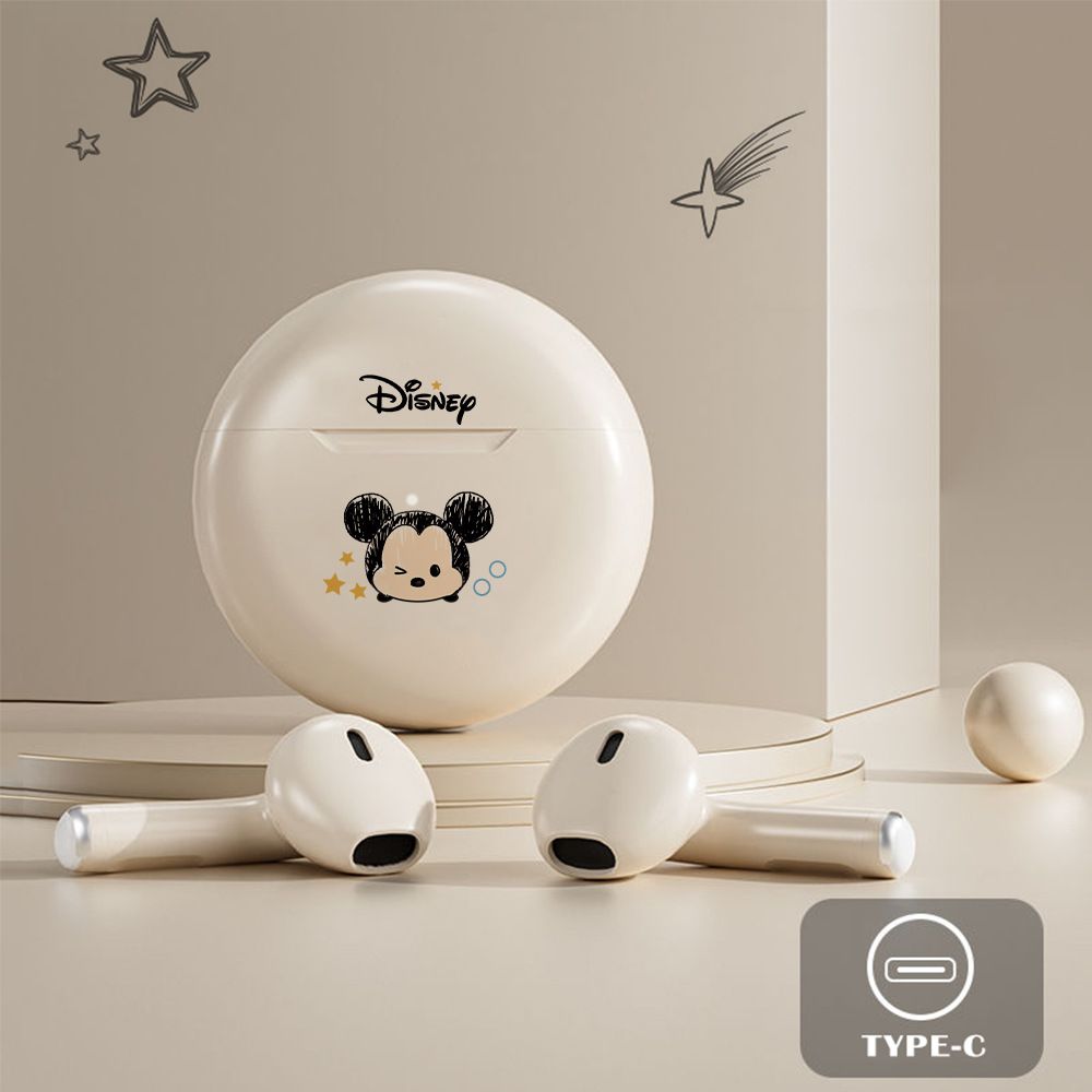 Aloking Pro6 TWS Bluetooth Earbuds Wireless Bluetooth Earphone Touch Control 9d Stereo Headset Build-in MIC earphones bluetooth original Cartoon pattern Cute Wireless Earphone Gaming Earbuds Airpods