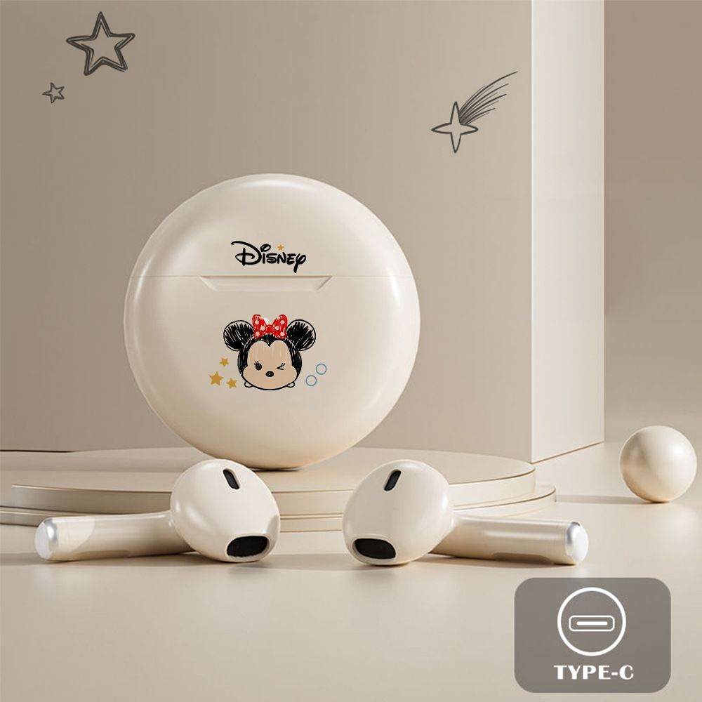 Aloking Pro6 TWS Bluetooth Earbuds Wireless Bluetooth Earphone Touch Control 9d Stereo Headset Build-in MIC earphones bluetooth original Cartoon pattern Cute Wireless Earphone Gaming Earbuds Airpods