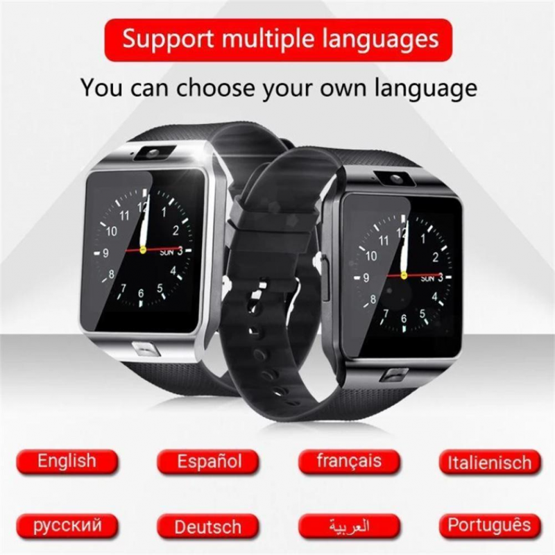 Bluetooth Smart Watch With Camera Women Men Smart watch With SIM TF Card Slot Fitness Activity Tracker Sport Watch Android Watches Kids Smart watch Sports Watch Men's Smartwatch Women Wrist Watch