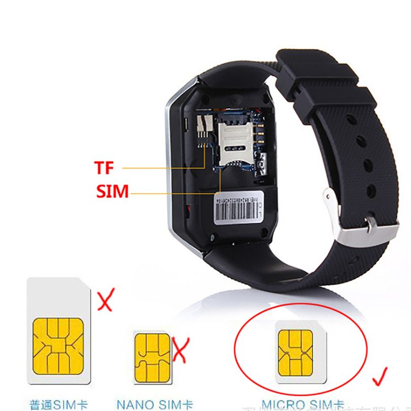 Bluetooth Smart Watch With Camera Women Men Smart watch With SIM TF Card Slot Fitness Activity Tracker Sport Watch Android Watches Kids Smart watch Sports Watch Men's Smartwatch Women Wrist Watch