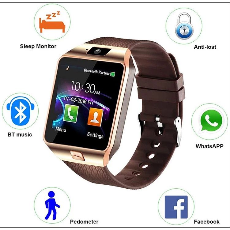 Bluetooth Smart Watch With Camera Women Men Smart watch With SIM TF Card Slot Fitness Activity Tracker Sport Watch Android Watches Kids Smart watch Sports Watch Men's Smartwatch Women Wrist Watch