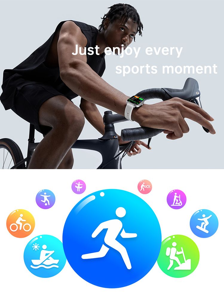 Z15 Smartwatch 2.01 Inch Screen Health Monitoring Watches IP67 Waterproof Sport Fitness Smart Watch For Men Smart Watch For Women Sports Watch Couple Watch Smart Bracelet Men's Smartwatch Ladies Watch