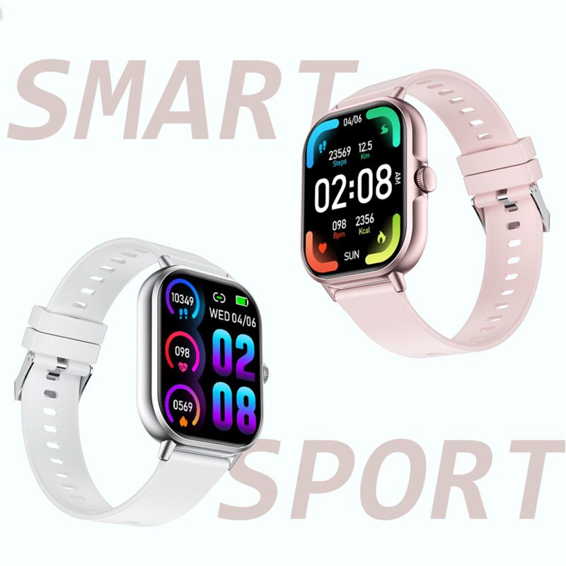 Men Woman Smart Watch 2.01 HD TFT Screen Fitness Tracker Bluetooth Call Smartwatch For Men Sports Smart watch For Women Couple Watch Sports Watch Gold Watch Waterproof Smart watch Ladies Watch