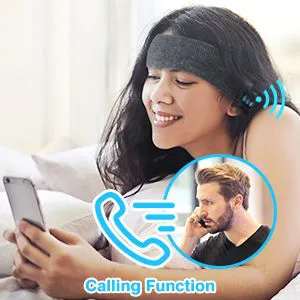Aloking Bluetooth Earphones Sports Earphone Sleeping Headband Elastic Wireless Headphones Music Eye Mask Wireless Bluetooth Headset Headband Sleep Headphones Sweat inhalation Sports Headband Headwear