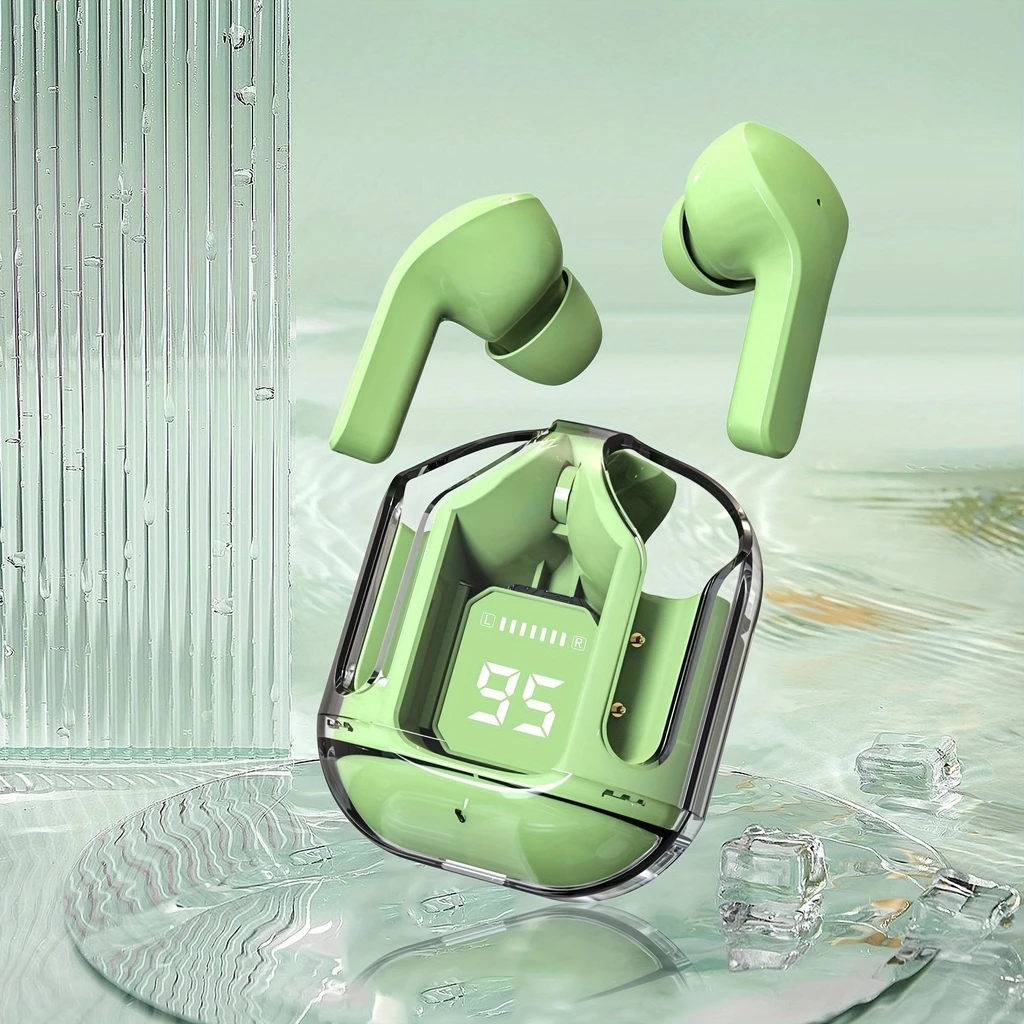 Aloking TWS Wireless Bluetooth Earphone Touch Control Earbuds HiFi 9D Stereo Sound Noise Reduction Waterproof Low Latency With Microphone Headsets For iPhone Android Gaming Earbuds Bluetooth Earpods