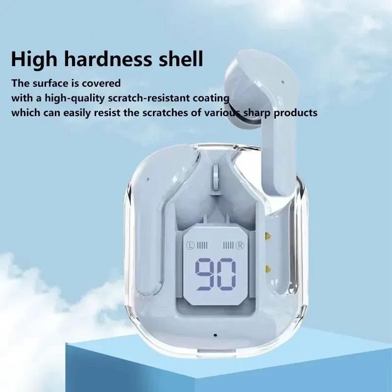 Aloking TWS Wireless Bluetooth Earphone Touch Control Earbuds HiFi 9D Stereo Sound Noise Reduction Waterproof Low Latency With Microphone Headsets For iPhone Android Gaming Earbuds Bluetooth Earpods